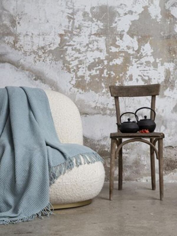 Aksu Brighton Collection Waffle TV Battaniye 130x170 Mint