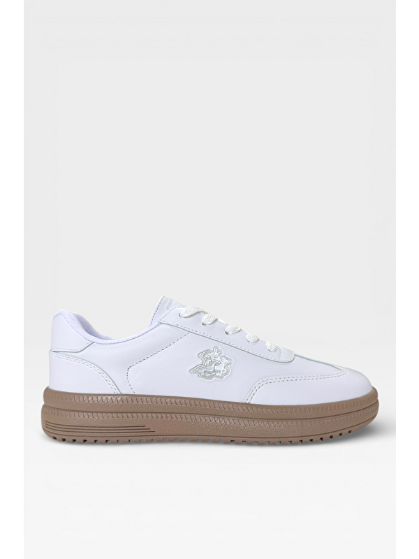 LİGER Unisex Rahat Hafif Termo Taban Kadın Sneaker Ayakkabı Beyaz