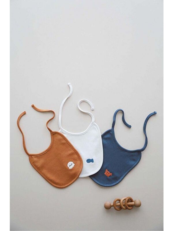 Oh La La Koala For Little Ones 3lü Biyeli Bebek Önlüğü 0-3 Ay Model 4