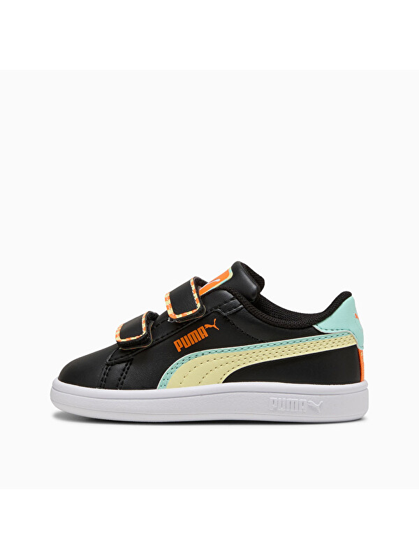 Puma Smash 3.0 Playdate V Bebek Siyah Sneaker