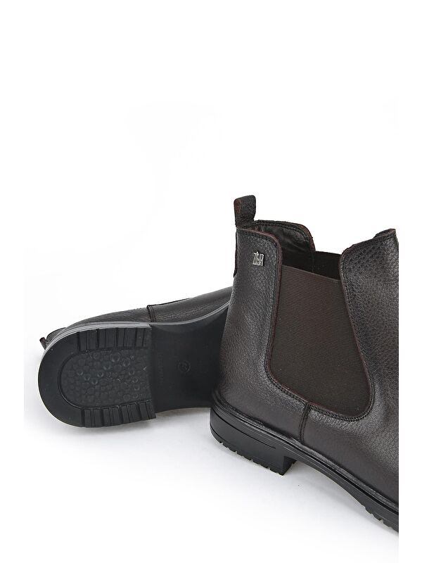 Erkek Hakiki Deri Bot 133447Z101 Kahve - Görsel 7