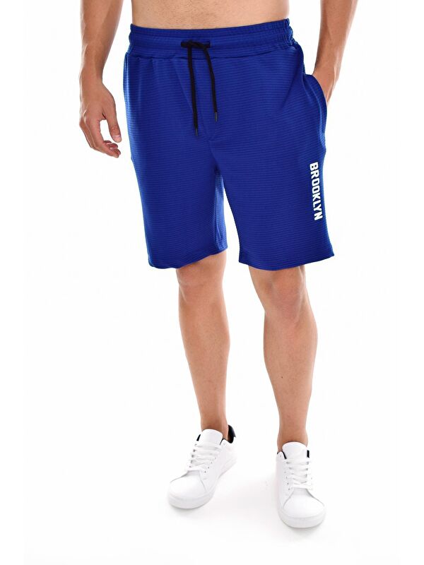 Süperlife Regular Fit Brooklyn Baskılı Erkek Şort SPR 208