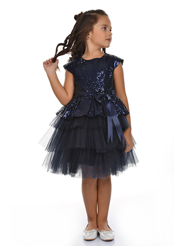 Mnk Baby & Kids Pul Payet Tütü Parti Elbisesi MNK0275