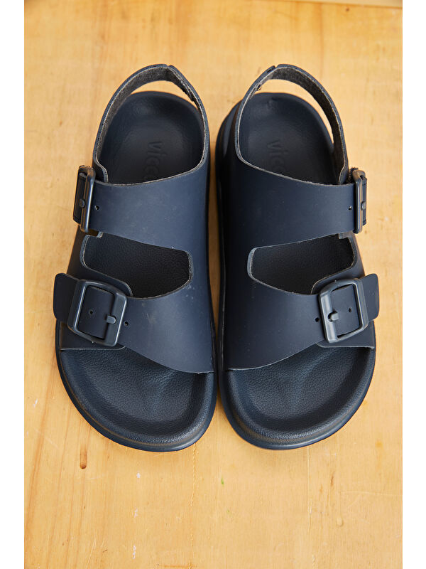 Miyu Hafif Erkek Bebek Lacivert Sandalet - Görsel 2