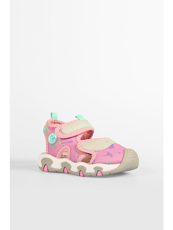 Cesi Hafif Kız Bebek Pembe Sandalet - Görsel 7