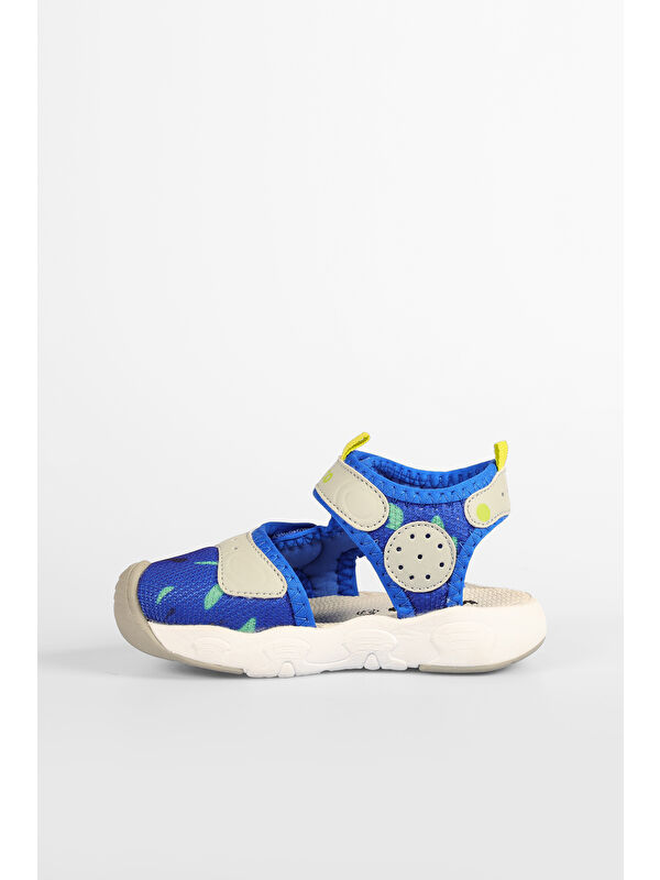 Cesi Hafif Erkek Bebek Saks Mavi Sandalet - Görsel 3