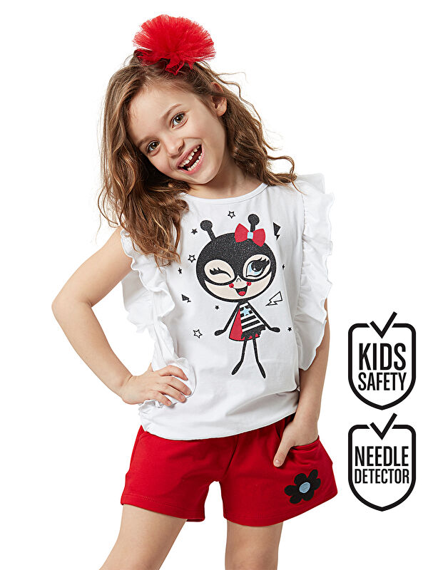 Denokids Bug Love Şort Takım