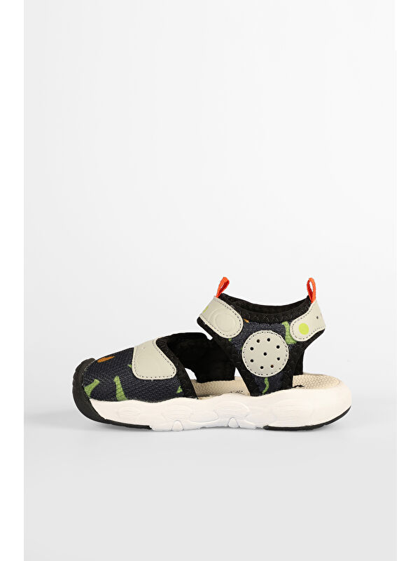 Cesi Hafif Erkek Okul Öncesi Siyah Sandalet - Görsel 3