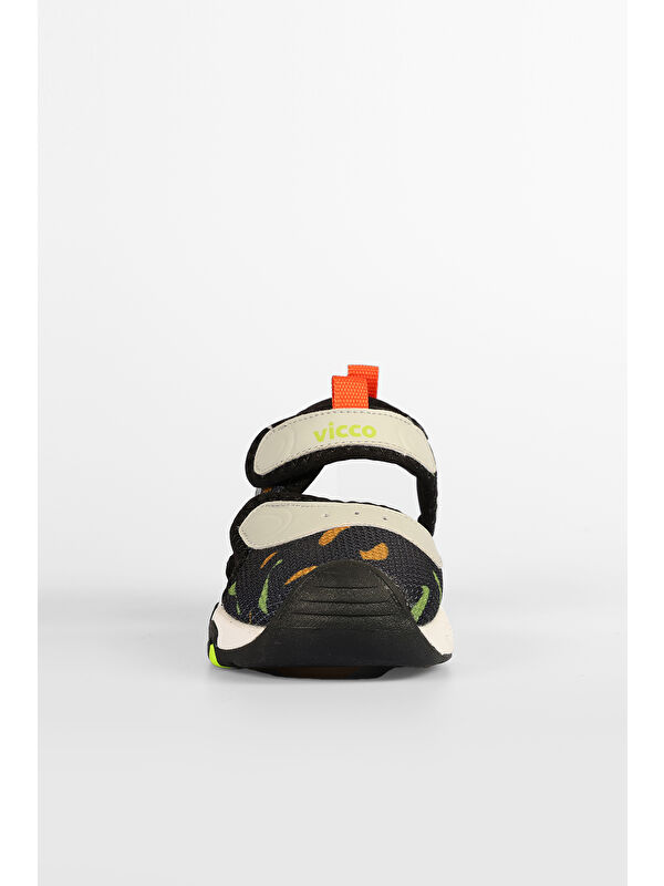 Cesi Hafif Erkek Okul Öncesi Siyah Sandalet - Görsel 5