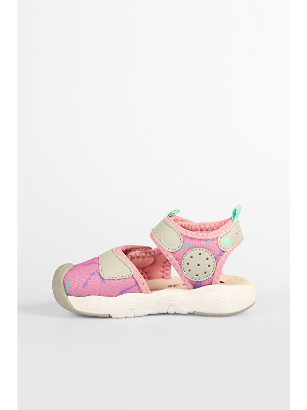 Cesi Hafif Kız Okul Öncesi Pembe Sandalet - Görsel 5