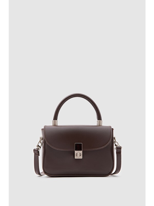 Shulebags Cobble Small Çapraz Çanta Kahve
