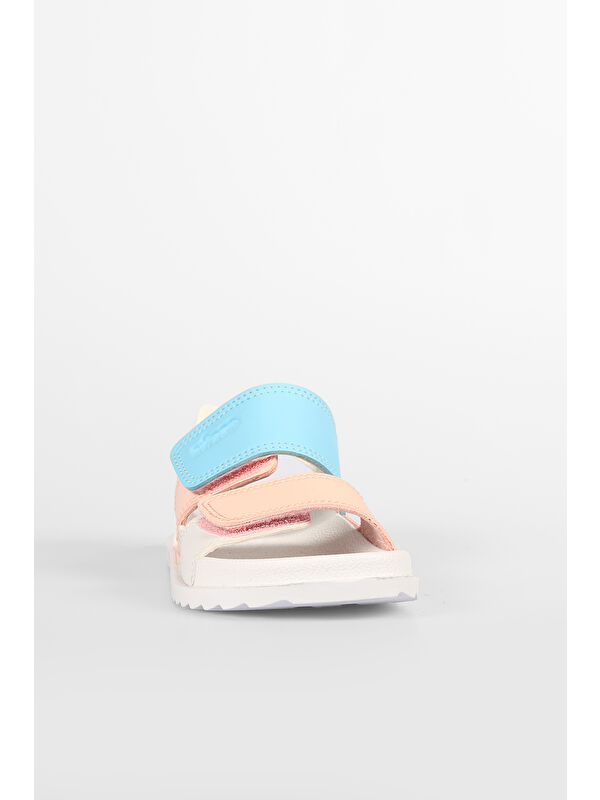 Krixi Hafif Kız Bebek Beyaz/Pembe Sandalet - Görsel 5