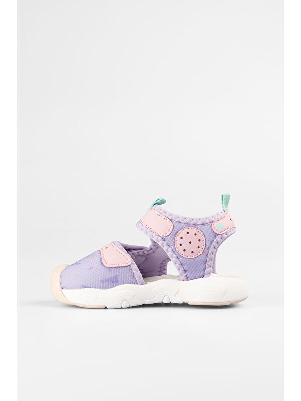 Cesi Hafif Kız Okul Öncesi Lila Sandalet - Görsel 3