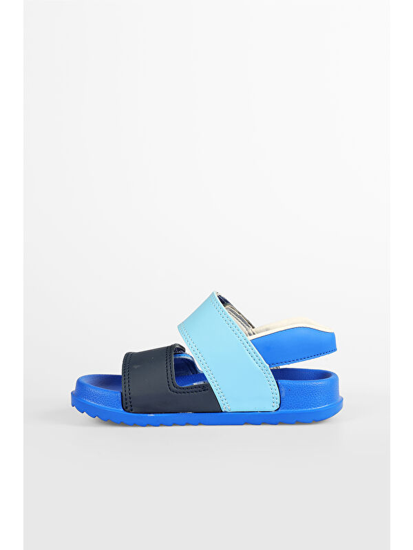 Krixi Hafif Erkek Bebek Saks Mavi Sandalet - Görsel 3