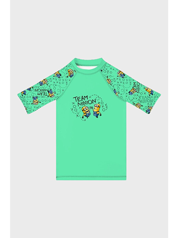 Slipstop Zingoo Baskılı UV Korumalı Kısa Kollu Mayo T Shirt ST2622140001