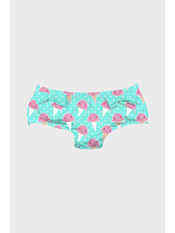 Slipstop Yummy Nappy Mayo Desenli Uv Korumalı Short SN2671000005