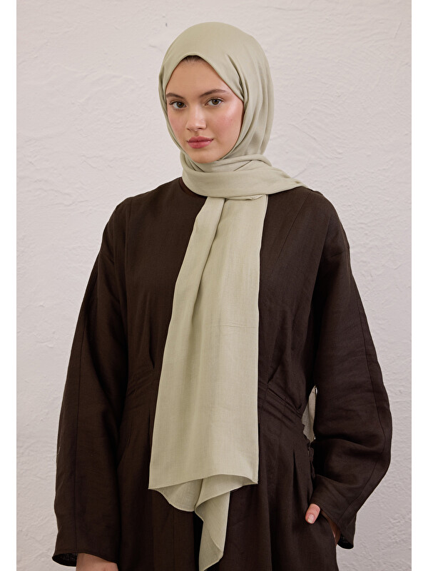 Fresh Scarfs Soft Viskon Şal Naturel Bej