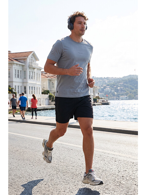 Buratti Pamuklu Baskılı Regular Fit Bisiklet Yaka %100 Pamuk Tişört 59020205