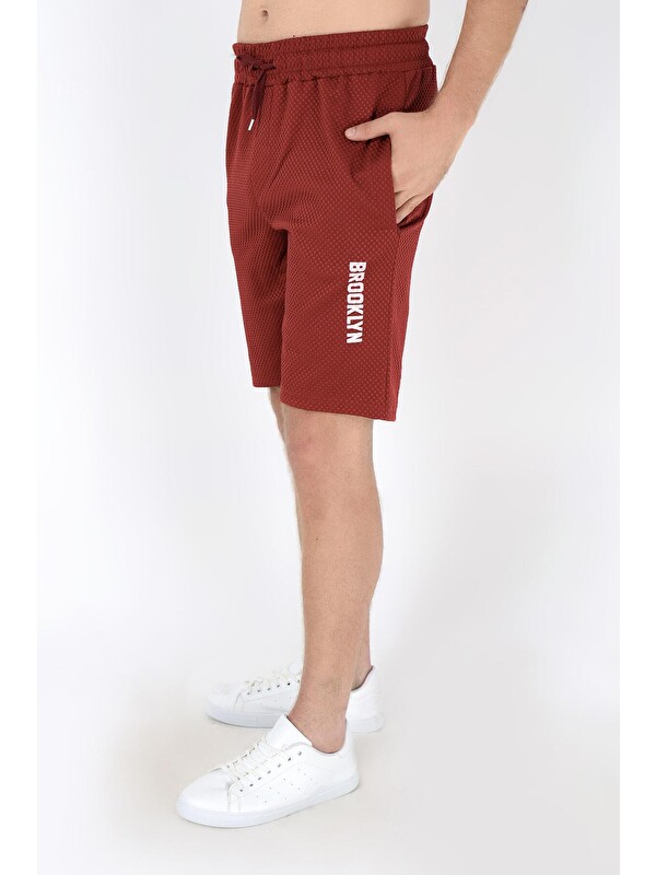 Süperlife Regular Fit Brooklyn Baskılı Erkek Şort SPR 208