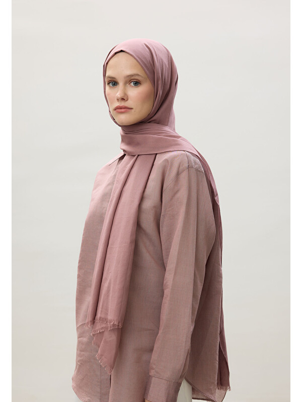 Fresh Scarfs İnce Pamuk Vual Şal Sümbül
