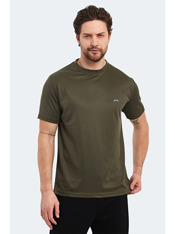 SLAZENGER OTAR Erkek Tişört Haki