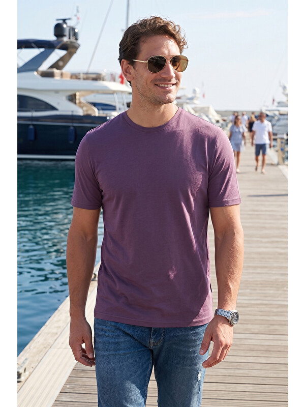 Buratti Pamuklu Regular Fit Bisiklet Yaka %100 Pamuk Tişört 59020204