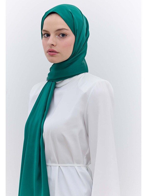 Fresh Scarfs İpeksi Elegance Şal Koyu Yeşil
