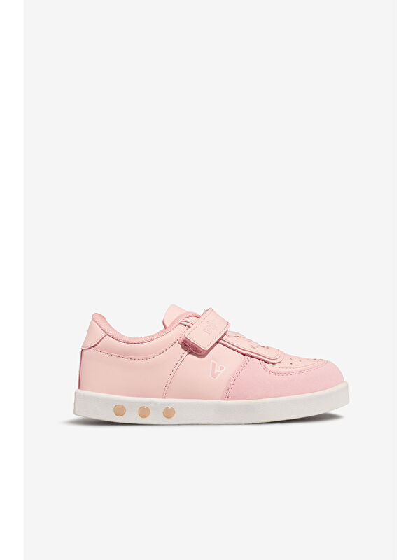 Vicco Sam Işıklı Kız Çocuk Pudra/Pudra Sneaker