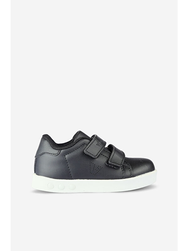 Vicco Oyo Işıklı Unisex Okul Öncesi Siyah/Beyaz Sneaker