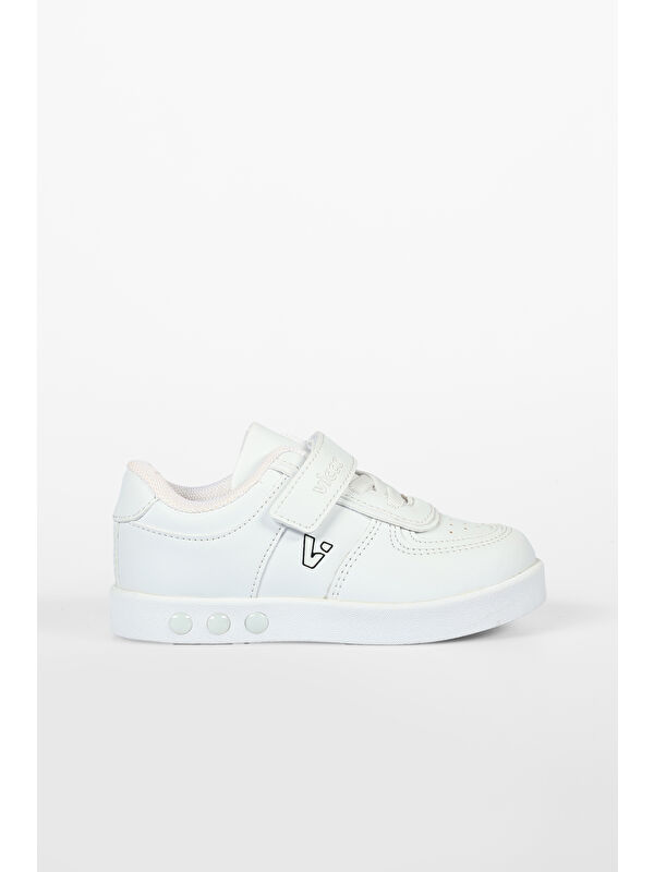 Vicco Sam Işıklı Unisex Okul Öncesi Beyaz Sneaker