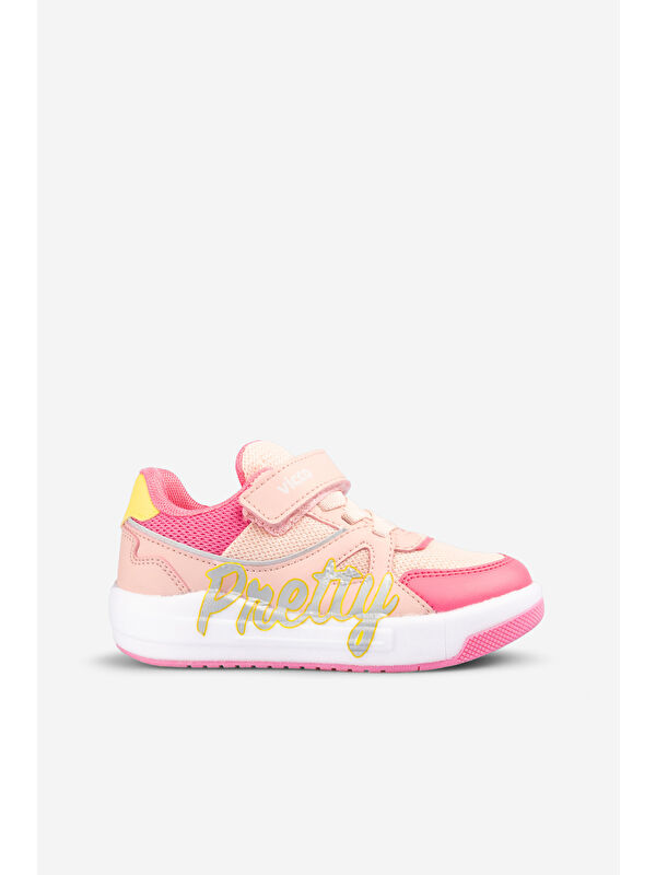Vicco Pretty Işıklı Kız Okul Öncesi Pudra Sneaker