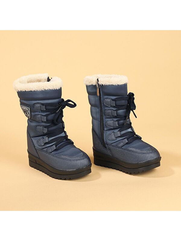 İçi Termal Kürklü Kız Çocuk Kar Botu Ayakkabı Twg 995 - Görsel 4