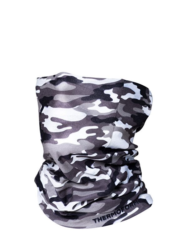 THERMOFORM Army Buff Dijital Gri Erkek Boyunluk