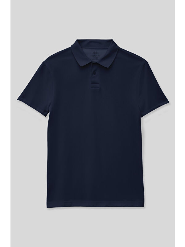 Tommylife Parlament Polo Yaka Standart Fit Basic Unisex T-Shirt - 11330