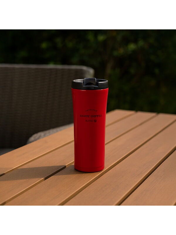 Korkmaz A638-01 Freedom Colours Termos - Kırmızı / Siyah - 550 ml