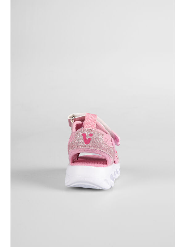 Roy Işıklı Kız Bebek Pembe Sandalet - Görsel 6