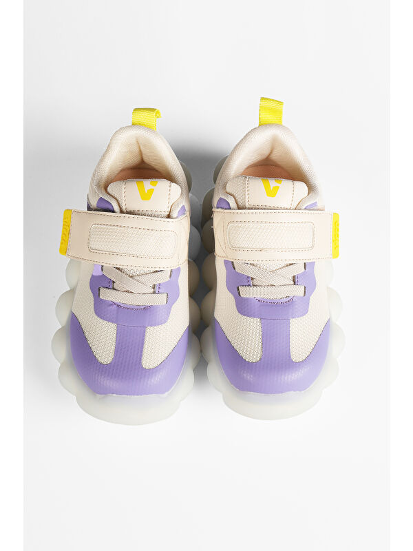 Bread Işıklı Unisex Okul Öncesi Bej Spor Ayakkabı - Görsel 5