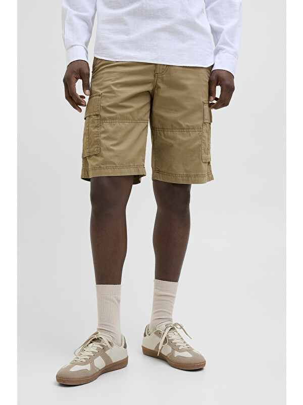 Jack & Jones Pants Studio Jpstcole Pamuklu Relaxed Fit Kargo Şort 12274389