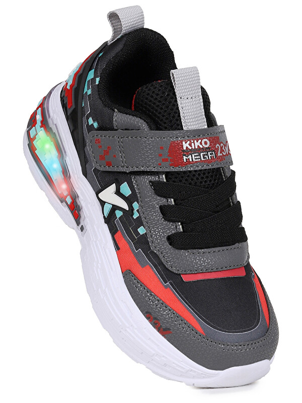 Kiko Kids Craft Işıklı Günlük Cırtlı Erkek Çocuk Spor Ayakkabı