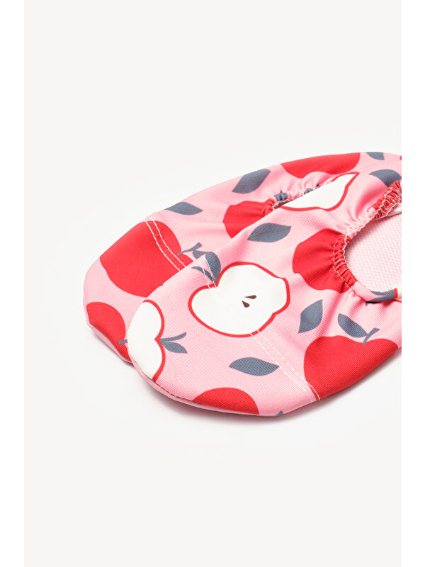 Kırmızı Elma Desenli Kız Çocuk Deniz Ve Havuz Ayakkabısı - Görsel 3