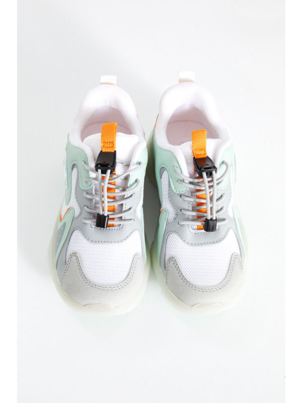 Mask Basic Unisex Çocuk Beyaz Spor Ayakkabı - Görsel 3