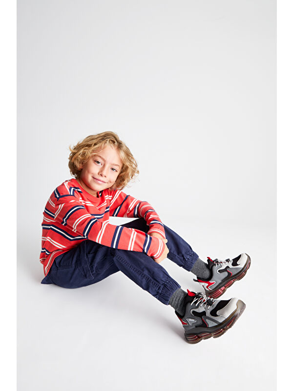 Mask Basic Erkek Çocuk Siyah Spor Ayakkabı - Görsel 3