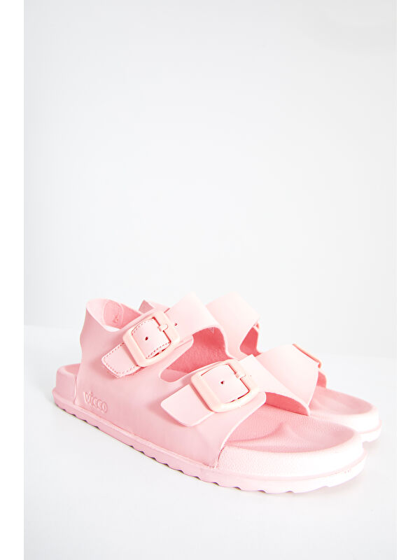 Miyu Hafif Kız Çocuk Pudra Sandalet - Görsel 4