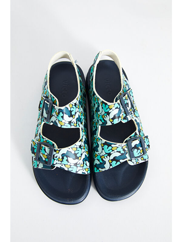 Miyu II Baskılı Erkek Çocuk Lacivert Sandalet - Görsel 8