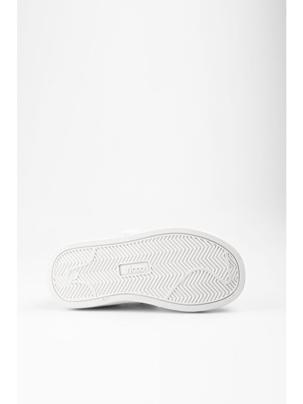 Sam Işıklı Unisex Çocuk Beyaz Sneaker - Görsel 8
