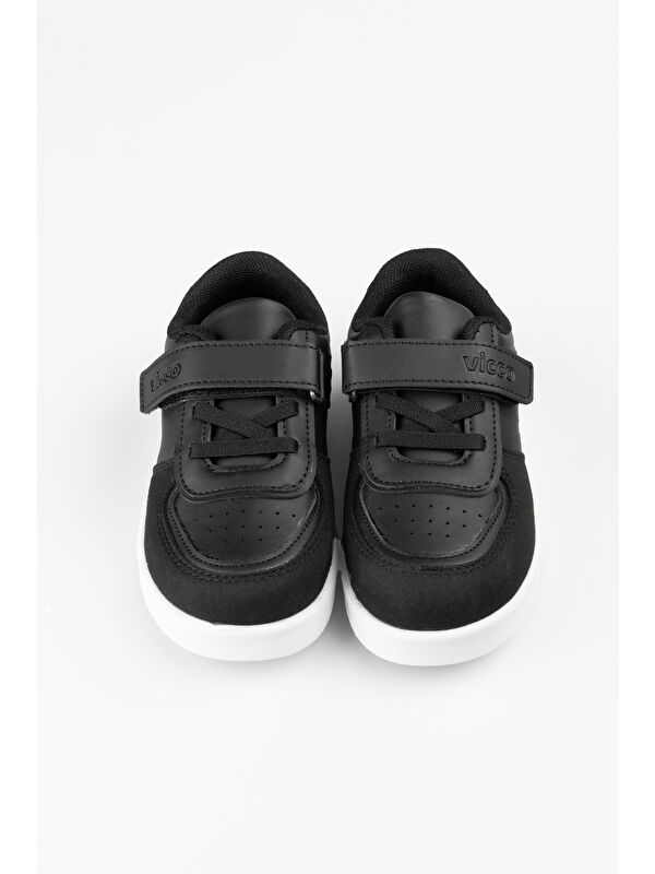 Sam Işıklı Unisex Çocuk Siyah/Beyaz Sneaker - Görsel 2