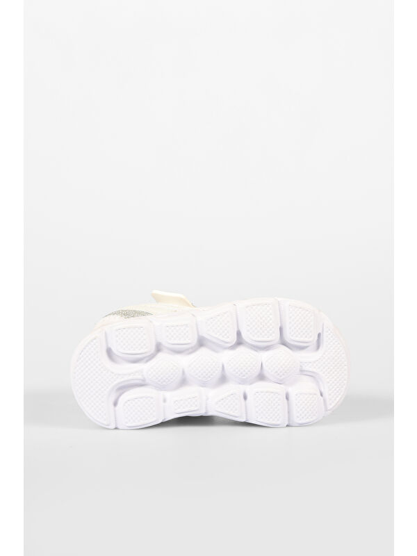 Roy Işıklı Kız Okul Öncesi Beyaz Sandalet - Görsel 9