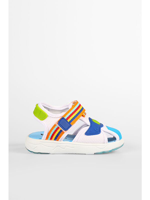 Vicco Flow II Hafif Erkek Bebek Beyaz/Saks Mavi Sandalet