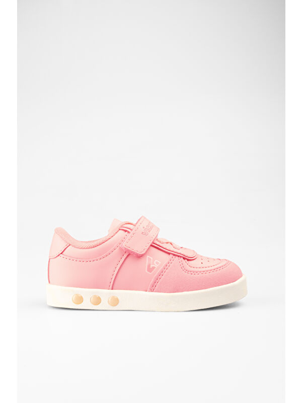 Sam Işıklı Kız Çocuk Pudra/Pudra Sneaker - Görsel 3