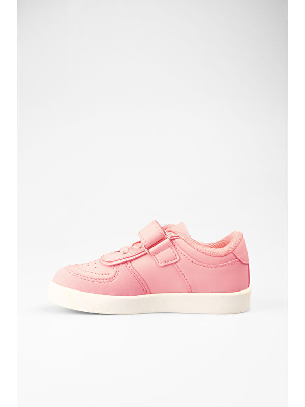 Sam Işıklı Kız Çocuk Pudra/Pudra Sneaker - Görsel 4